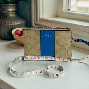 COACH Leather Wristlet